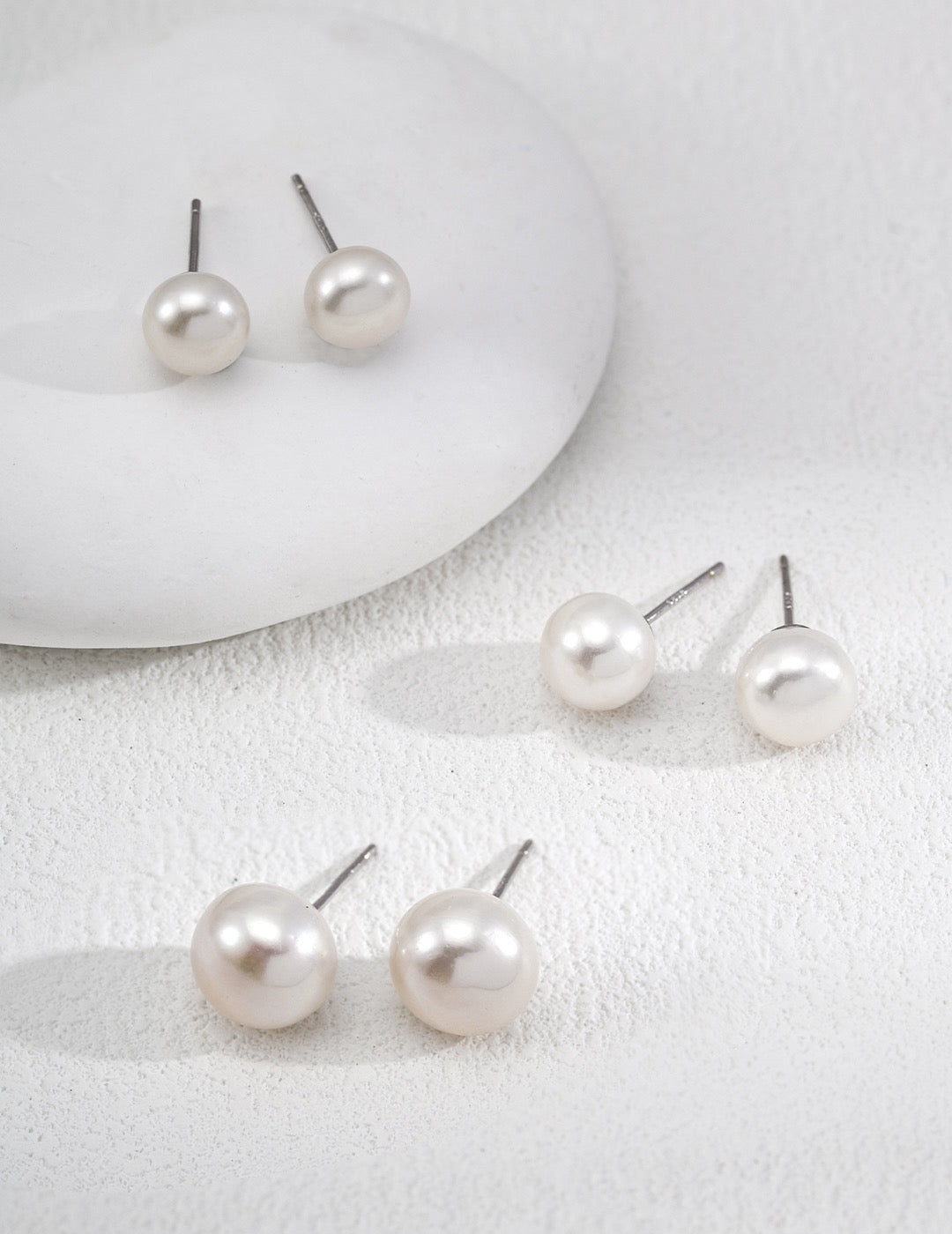 Lustre Pearl Studs