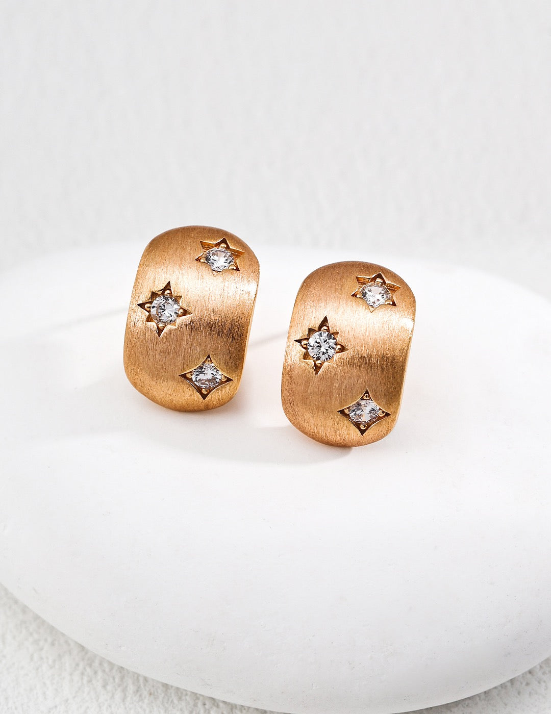 Etoile Brushed Earrings
