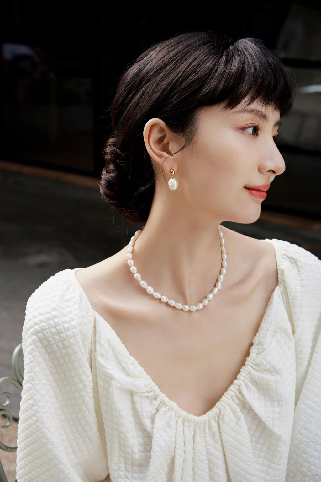 Iridia Baroque Necklace