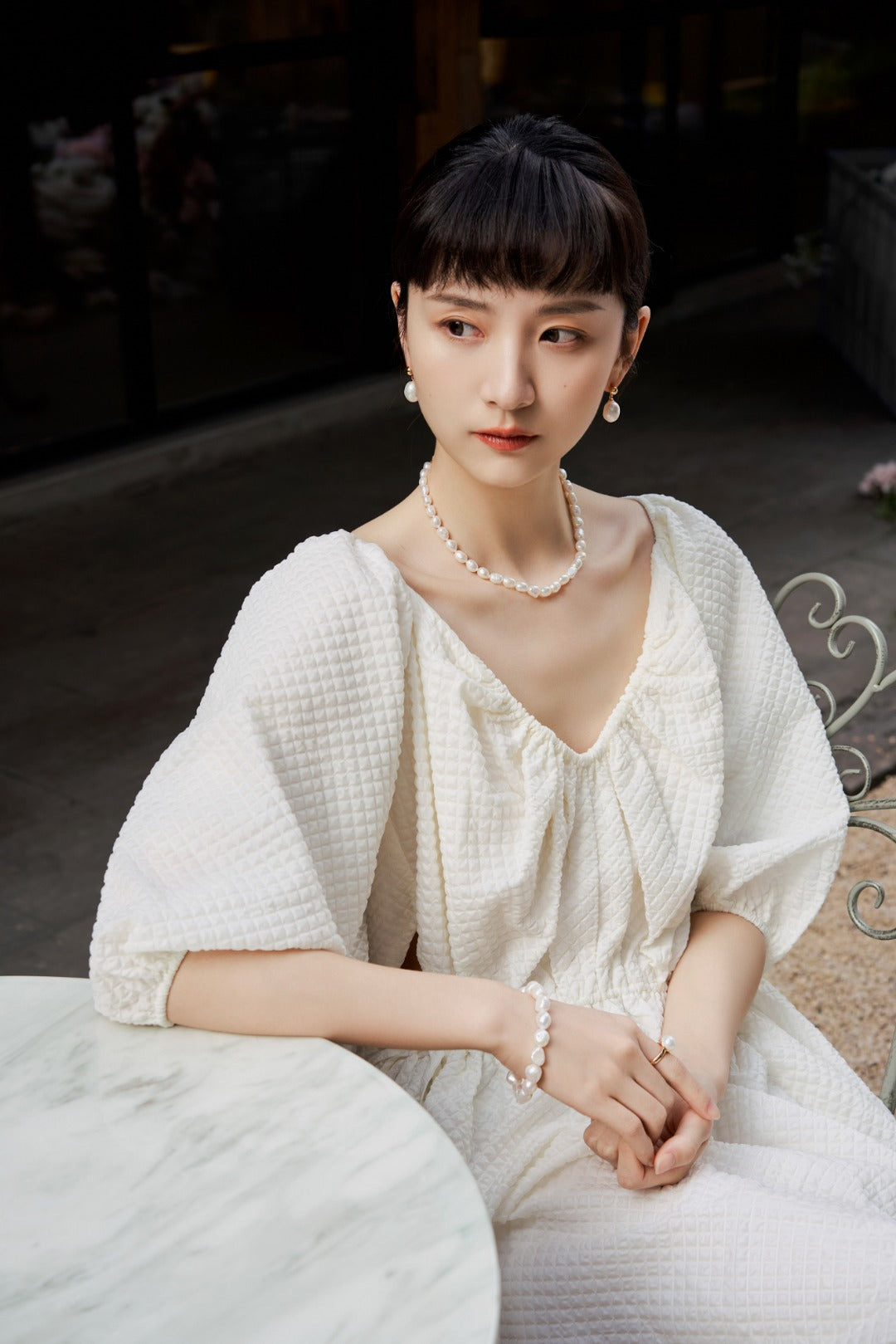 Iridia Baroque Necklace